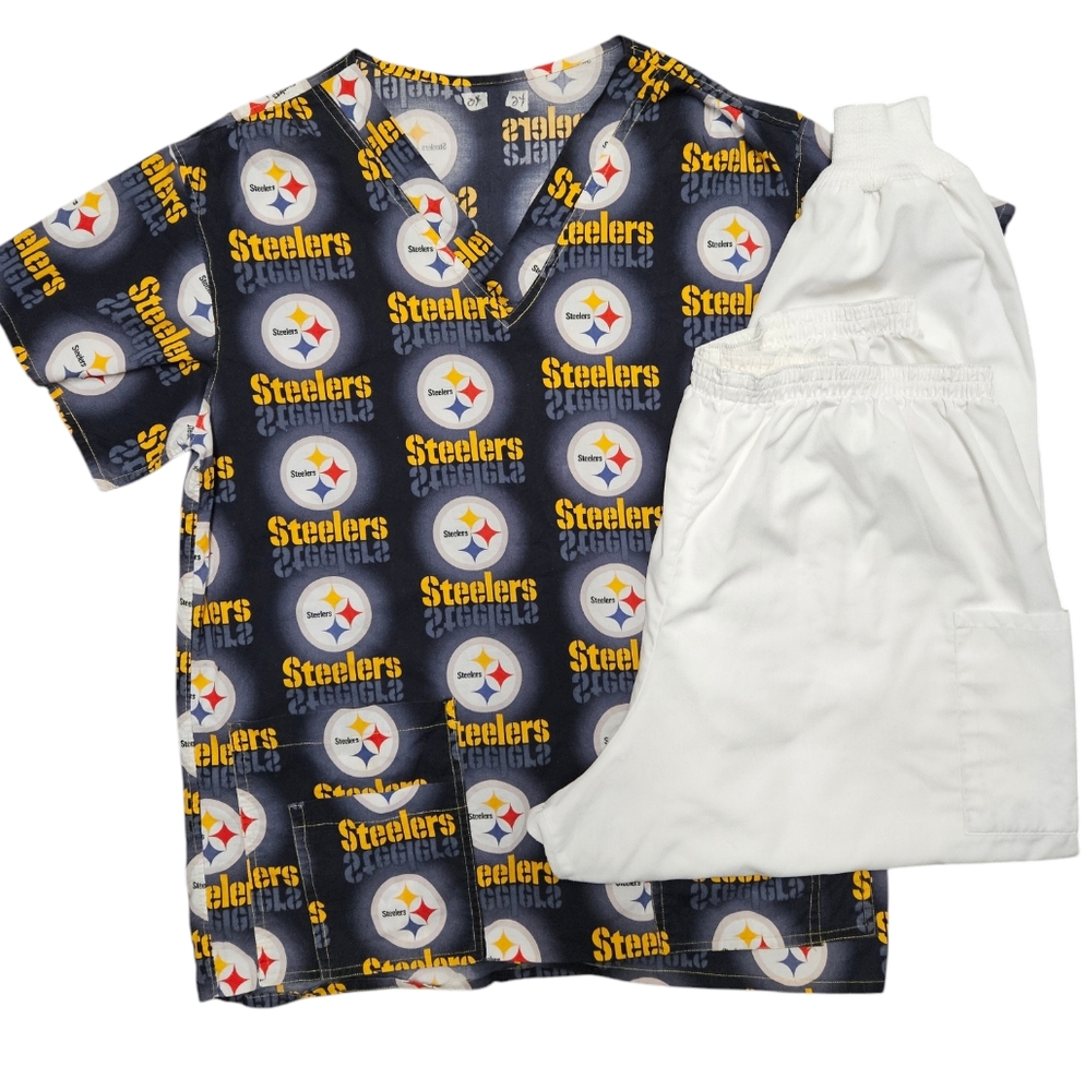 NFL Steelers scrub set